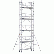 Échafaudage roulant acier ROLLSTAR 254 - Hauteur de travail 11,20 m - DUARIB - Réf. 8325092 Échafaudage roulant acier ROLLSTAR 254 - Hauteur de travail 11,20 m - DUARIB - Réf. 8325092