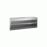 Armoire murale inox ouverte (L)1400 x (P)400 mm Armoire murale inox ouverte (L)1400 x (P)400 mm
