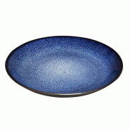 Assiettes creuses Luna bleu nuit 255 mm (lot de 4) - Ref DZ778 - Olympia - 5050984754241