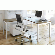 Bureau individuel avec retour So Vicar réglable en hauteur Bureau individuel avec retour So Vicar réglable en hauteur