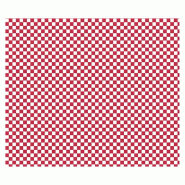 Feuille ingraissable sans PFAS pour burger Damier rouge 31x38cm - par 1000