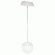Gea Luce Module Led Suspendu Dimmable Gfa1940Cd 48V 8W 3000K Rail Magnétique Blanc Mat - Gealuce Éclairage Intérieur Haute Efficacité - blanc GFA1