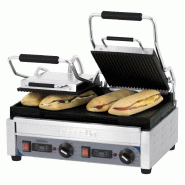 Grill panini double premium rainurée dessus lisse avec puissance 29... - PCGP2RLPT