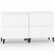 Helloshop26 - Buffet bahut commode armoire meuble de rangement organisateur cuisine salle de séjour salons lot de 2 60 x 35 x 70 cm 02_0036682 - 3000_0