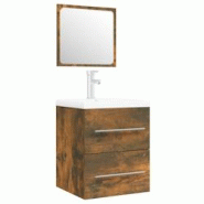 Helloshop26 - Meuble lavabo avec bassin intégré 41 x 38,5 x 48 cm bois d'ingénierie marron 02_0006868 - 3000372082724 Helloshop26 - Meuble lavabo avec bassin intégré 41 x 38,5 x 48 cm bois d'ingénierie marron 02_0006868 - 3000372082724