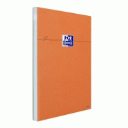 Oxford bloc-notes, 210 x 315, quadrillŽ, 80 feuilles, orange - 3020121080504
