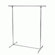 Perel Portemanteau, 1 barre, 125 x 50 x 130 cm, charge maximale 75 kg, métal - MP61