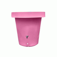 PLAST'UP ROTOMOULAGE Carré de plantation récupérateur d'eau de pluie mural lluvia 420l - ROSE - rose 0036336945609