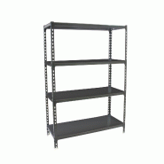 SimonRack Rayonnage métallique, 1500x900x400 mm, 4 niveaux, tablette métallique, 180 kg au point de flexion, Antracite - Simonclick - métal 8425437