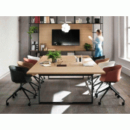 Table de réunion élégante et moderne - Magistra - Bois mélaminé 30 mm - 10 Dimensions disponibles
