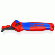 Couteau à dégainer avec sabot de guidage - KNIPEX - 16 50 145 sb - 858688 Couteau à dégainer avec sabot de guidage - KNIPEX - 16 50 145 sb - 858688