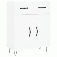 Helloshop26 - Buffet bahut commode armoire meuble de rangement organisateur cuisine salle de séjour salon 69,5 x 34 x 90 cm bois 02_0030469 - 3000209_0