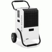 Helloshop26 - Déshumidificateur professionnel 50 l itres/ 24 h 40 65 m² 628 m³/h 7 l avec poignée acier blanc 14_0008879 - blanc acier 3000221333601_0
