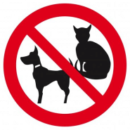 Interdit aux animaux (pictos) d.300mm TALIAPLAST | 622299 Interdit aux animaux (pictos) d.300mm TALIAPLAST | 622299