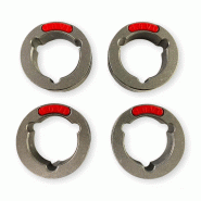 Kit 4 galets Ø1,0/1,2 ACIER/INOX pour Powertec i et Dévidoir Lincoln Kit 4 galets Ø1,0/1,2 ACIER/INOX pour Powertec i et Dévidoir Lincoln