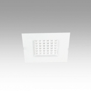 Luminaire encastré carré led de type downlight - ip54 led - xeona square 18 w