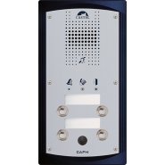Portier téléphonique audio à 4 boutons d'appel conforme loi Handicap avec carte suppression de bruit de fond intégrée - CAPH 4B BRUIT Portier téléphonique audio à 4 boutons d'appel conforme loi Handicap avec carte suppression de bruit de fond intégrée - CAPH 4B BRUIT