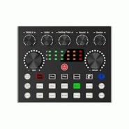 Table De Mixage Audio Noir Avec Carte Son Externe Et Changeur De Voix YONIS - 3615616946795 Table De Mixage Audio Noir Avec Carte Son Externe Et Changeur De Voix YONIS - 3615616946795
