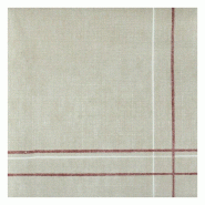 Thouy Serviette en soft aspect tissu liseré 40 x 40 par 50 - 3701114812608