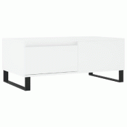 VidaXL Table basse Blanc 90x50x36,5 cm Bois d'ingénierie Modèle Nova Cuisine - 830812