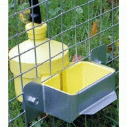 Abreuvoir automatique Bol d'Or - plastique demi-dur avec protection acier - réglage extérieur - tuyau Ø12 mm Abreuvoir automatique Bol d'Or - plastique demi-dur avec protection acier - réglage extérieur - tuyau Ø12 mm
