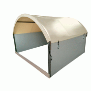 Abri à veaux toilé conçu pour une utilisation en atmosphère agressive - Réf : ABRI6V - ORELA Abri à veaux toilé conçu pour une utilisation en atmosphère agressive - Réf : ABRI6V - ORELA