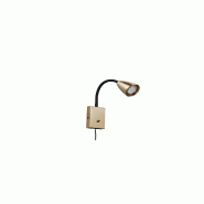 Applique 1xGU10, max. 10W, Laiton mat - Trio - Wanda - doré 4017807526547