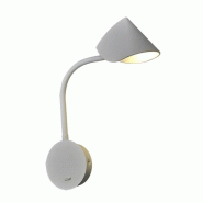 Applique murale Led liseuse orientable blanche - Mantra - Goa - blanc 127720