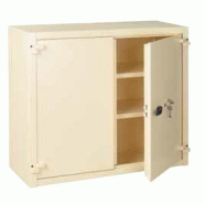 Armoire de sécurité en acier - Porte double paroi 6 mm - Serrure à gorge - Beige - Fabrication française Armoire de sécurité en acier - Porte double paroi 6 mm - Serrure à gorge - Beige - Fabrication française