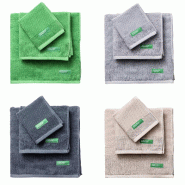Benetton - Sets de serviettes de bain (4x 30x50cm, 4x 50x90cm, 4x 70x140cm) 450GSM 100% coton - multicolore PK8123