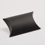 Boîte berlingot carton noir 7x7x2,5cm - par 20