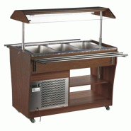 Buffet réfrigéré Noyer 3 bacs GN 1/1 L.1210mm AFI