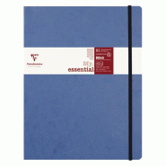 Clairefontaine Lot de 5 Cahier Age Bag My.Essential B5, 192p./96 feuilles 90 g/m² ivoire cousues, couv. Coloris bleu, ligné - 3329687944641