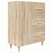 Helloshop26 - Buffet bahut commode armoire meuble de rangement organisateur cuisine salle de séjour salon sonoma 69,5 x 34 x 90 cm 02_0031675 - 30002 Helloshop26 - Buffet bahut commode armoire meuble de rangement organisateur cuisine salle de séjour salon sonoma 69,5 x 34 x 90 cm 02_0031675 - 30002