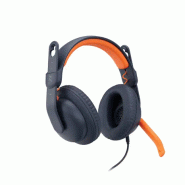 Logitech Zone Learn Casque Avec fil Arceau Education USB Type-C Bleu, Orange_0