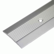 Nez de marche sécurimarche aluminium strié plat percé 38