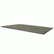 Plateau rectangulaire de table extérieur Smartline 120x80cm décor Dark Slate
