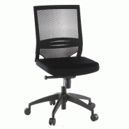 Siège de bureau / Fauteuil de direction PORTO ECO, assise tissu / dossier maille, noir hjh OFFICE - noir polyester 657210