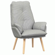 VidaXL fauteuil Gris nuage 69 x 74 x 93 cm Tissu et Contreplaqué Modèle Orion Office Ligne - 42001858