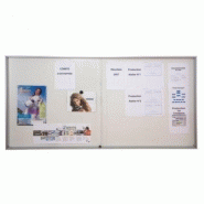 Vitrine d'affichage intérieur portes coulissantes - Millenium 27 x A4, Fond magnétique Vitrine d'affichage intérieur portes coulissantes - Millenium 27 x A4, Fond magnétique