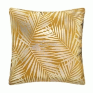 COUSSIN VELOURS TROPIC - 40 X 40 CM - OR ET OCRE ATMOSPHERA COUSSIN VELOURS TROPIC - 40 X 40 CM - OR ET OCRE ATMOSPHERA