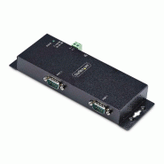 Adaptateur série vers Ethernet StarTech 2P, convertisseur IP LAN vers RS232 DB9 - I23-SERIAL-ETHERNET