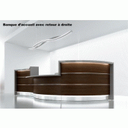 Bureau d'accueil Valde avec accès PMR au centre - MDD - Droite, Wengé