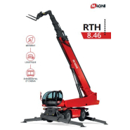 Chariot télescopique rotatif stabilisateur ciseaux - Magni TH - RTH 8.46
