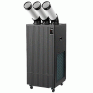 Climatiseur pro mobile 5,5 kW 19000 BTU 900m³/h - Spotcooler professionnel pour climatisation localisée - avec thermostat intégré - 3 sorties MW Tools APP5500