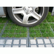  Dalle de parking TTE | Pour parking drainant, engazonné, végétalisé ou evergreen - Dalle alvéolaire PEHD engazonnée ou pavé - Très haute portance 