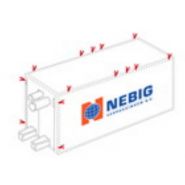 Doublure de conteneur - nebig - pour les conteneurs de 20 ou 40 pieds