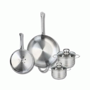 Ensemble de 2 Poêles de cuisson 24 et 32 cm et 2 faitouts 14 et 16 cm Elo Profi Brillant - gris 3176239987928 Ensemble de 2 Poêles de cuisson 24 et 32 cm et 2 faitouts 14 et 16 cm Elo Profi Brillant - gris 3176239987928