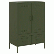 Helloshop26 - Buffet bahut commode armoire meuble de rangement organisateur cuisine salle de séjour salon haut olive 68 x 39 x 101,5 02_0035649 - 300 Helloshop26 - Buffet bahut commode armoire meuble de rangement organisateur cuisine salle de séjour salon haut olive 68 x 39 x 101,5 02_0035649 - 300
