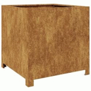 Helloshop26 - Jardinière bac lit surélevé plantes fleurs terrasse jardin 50 x 50 x 50 cm acier corten marron 02_0037657 - 3000213916287 Helloshop26 - Jardinière bac lit surélevé plantes fleurs terrasse jardin 50 x 50 x 50 cm acier corten marron 02_0037657 - 3000213916287